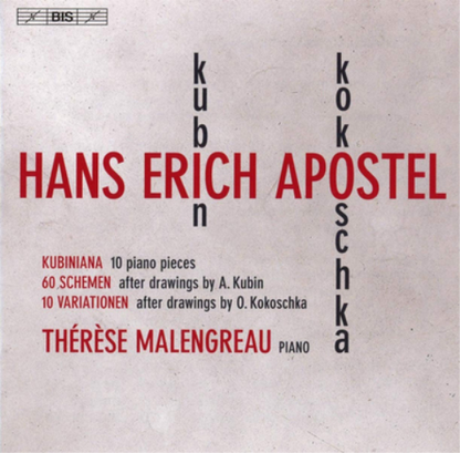 Hans Erich Apostel: Kubiana/60 Schemen/10 Variationen