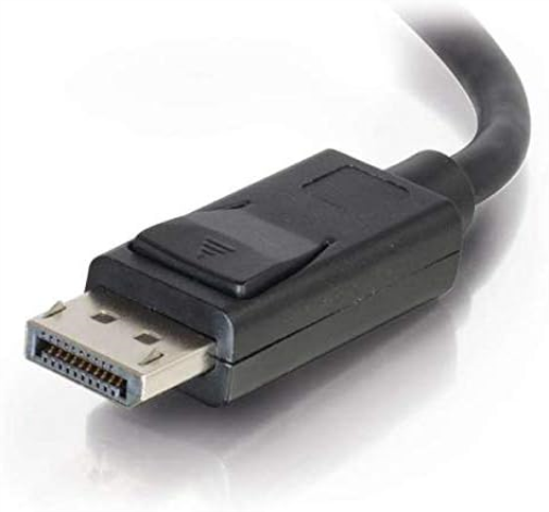 C2G 1M 8K DisplayPort Cable with Locking Latches 8K UHD Ultra High Definition DisplayPort Male to Male Computer Monitor Cable Black …