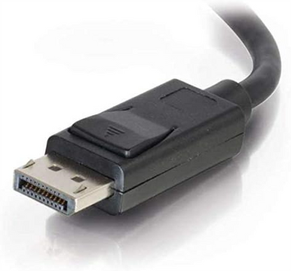 C2G 1M 8K DisplayPort Cable with Locking Latches 8K UHD Ultra High Definition DisplayPort Male to Male Computer Monitor Cable Black …