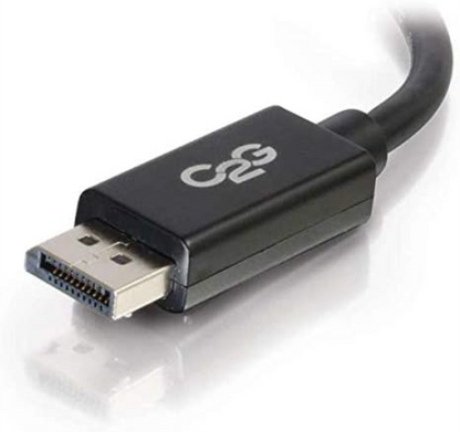 C2G 1M 8K DisplayPort Cable with Locking Latches 8K UHD Ultra High Definition DisplayPort Male to Male Computer Monitor Cable Black …