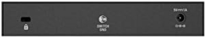 D-Link DGS-108/B 8-Port Gigabit Unmanaged Metal Desktop Switch 10/100/1000 Mbit/s - UK Version black DGS-108/B