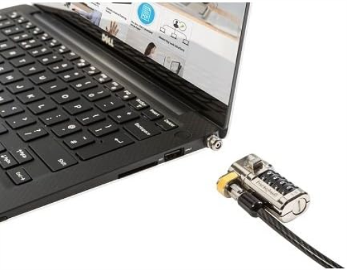 Kensington DELL 461-10169 - Cable antirrobo (Negro, Caucho, Acero