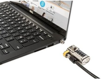 Kensington DELL 461-10169 - Cable antirrobo (Negro, Caucho, Acero