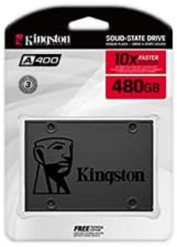 Kingston A400 SSD Internal Solid State Drive 2.5" SATA Rev 3.0, 480GB - SA400S37/480G