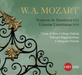 W.A. Mozart: Vesperae De Dominica, K321/Litaniae Lauretanae, K195