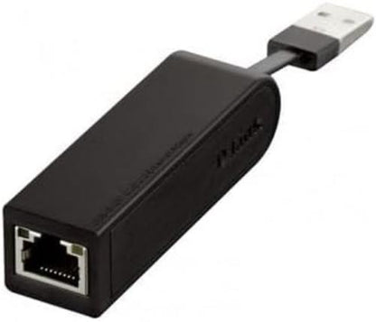 D-Link DUB-E100 USB 2.0 Fast Ethernet Adapter (10/100 Mbit/s, verbindet USB 2.0 mit Gigabit Ethernet (RJ45), Übertragungsgeschwindigkeit von 480 Mbit/s, einfache Plug & Play-Installation, WOL)