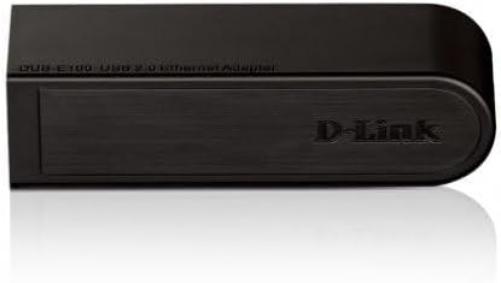 D-Link DUB-E100 USB 2.0 Fast Ethernet Adapter (10/100 Mbit/s, verbindet USB 2.0 mit Gigabit Ethernet (RJ45), Übertragungsgeschwindigkeit von 480 Mbit/s, einfache Plug & Play-Installation, WOL)