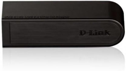 D-Link DUB-E100 USB 2.0 Fast Ethernet Adapter (10/100 Mbit/s, verbindet USB 2.0 mit Gigabit Ethernet (RJ45), Übertragungsgeschwindigkeit von 480 Mbit/s, einfache Plug & Play-Installation, WOL)