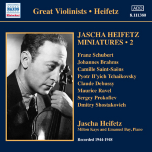 Jascha Heifetz Miniatures - Volume 2
