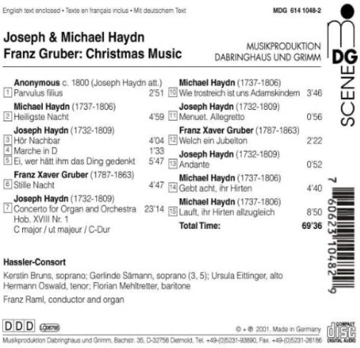 Haydn/ Gruber: Christmas Music