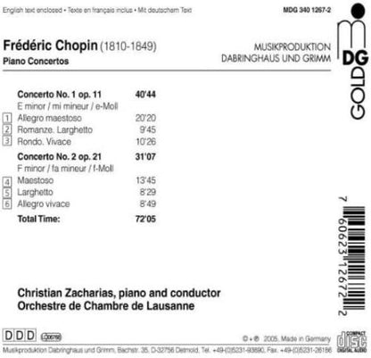 Zacharias/Orchestre de Chambre de Lausanne
