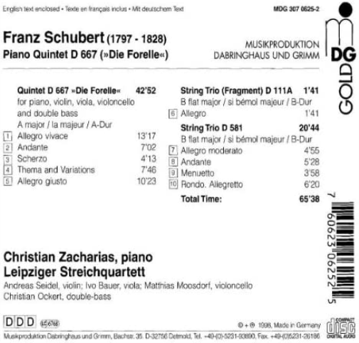 Leipziger Streichquartett/Ockert/Zacharias