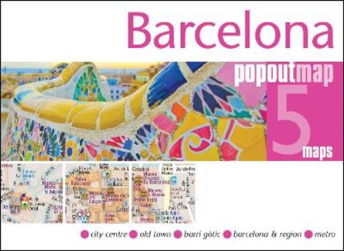 Barcelona PopOut Map (Popout Maps