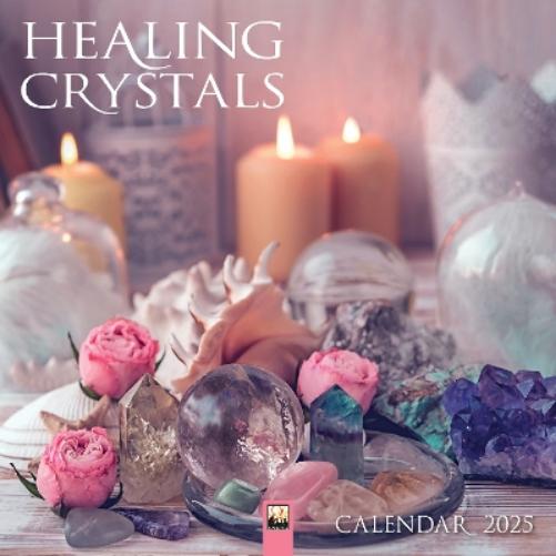 Healing Crystals Wall Calendar 2025 (Art Calendar)