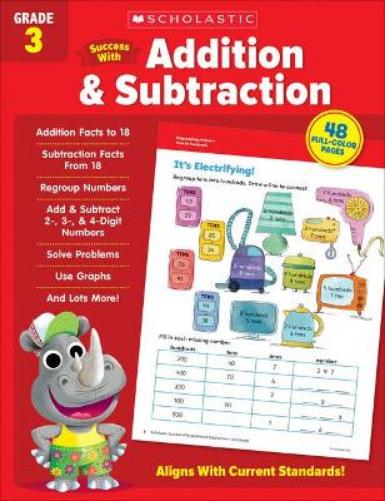 Scholastic Success with Addition & Subtraction Grade 3 Workbook