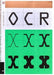 OCR_X Type Specimen