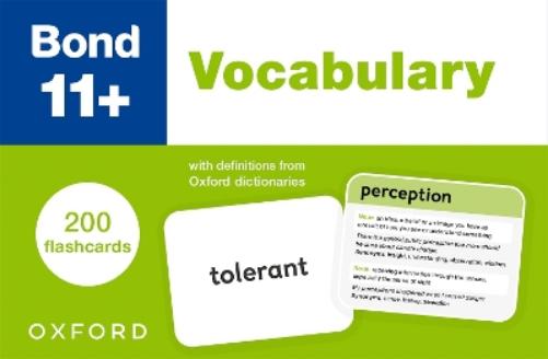 Bond 11+: Bond 11+ Vocabulary Flashcards: 200 flashcards ready for the 2026 exams (for GL Assessment & other 11 plus exams)