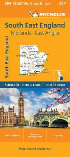 South East England - Michelin Regional Map 504: Map (Maps/Regional Michelin