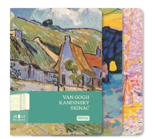 Notebooks van Gogh, Kandinsky, Signac (Set of 3, Large)