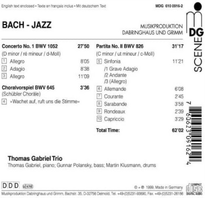 Bach: Jazz