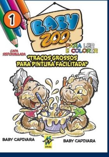 Baby Zoo Para Ler E Colorir
