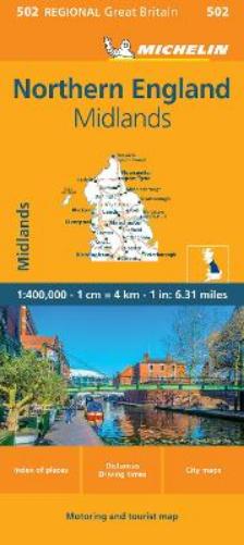 Northern England - Michelin Regional Map 502: Map (Maps/Regional Michelin