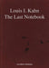 Louis I. Kahn: The Last Notebook: Four Freedoms Memorial, Roosevelt Island, New York