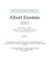 The Collected Papers of Albert Einstein, Volume 17 (Translation Supplement)