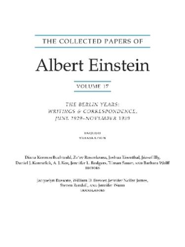 The Collected Papers of Albert Einstein, Volume 17 (Translation Supplement)