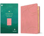 Biblia de Estudio del Diario Vivir Para Jovenes Ntv (Sentipiel, Rosa Pastel, Letra Roja, Habilitada Para Filament)