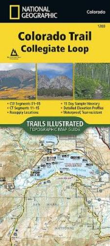 Colorado Trail, Collegiate Loop Map