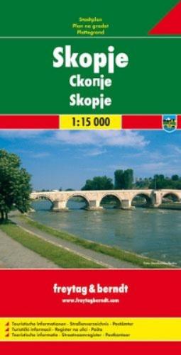 Skopje Map 1:15 000