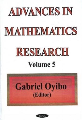 Advances in Mathematics Research