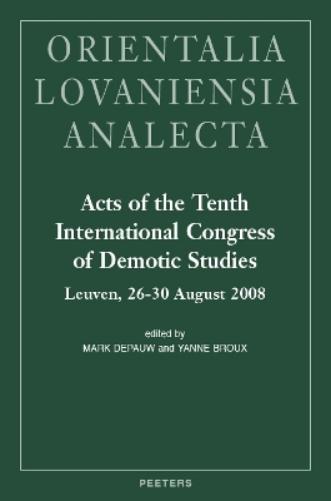 Acts of the Tenth International Congress of Demotic Studies