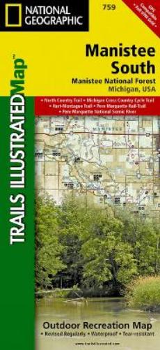 Manistee South Map (Manistee National Forest)