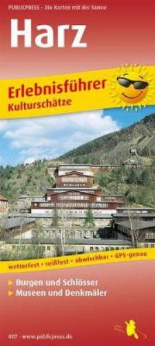 Harz - cultural treasures, adventure guide and map 1:140,000