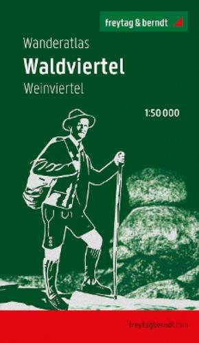 Walking map Waldviertel region - Weinviertel