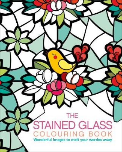 Stained Glass Colouring Book