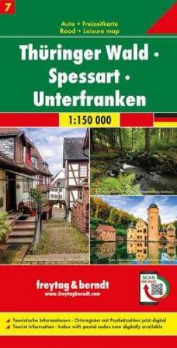 Thüringer Forest - Spessart - Lower Franconia, Automap 1:150