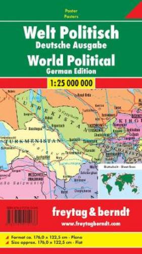 World political, German edition, 1:25. million, Large-format