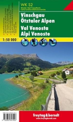 WK S2 Vinschgau - Ötztaler Alps, Walking map 1:50.000