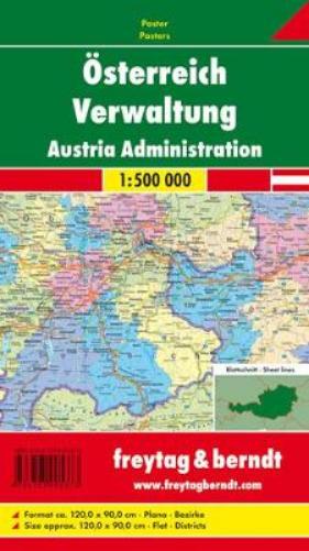 Austria by District, 1:500.000,