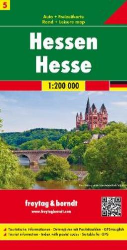 Hesse Sheet 5 Road Map 1:200 000