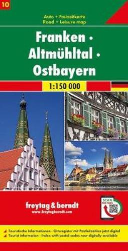 Franconia - Altmühltal - East Bavaria, Automap 1:150 000, sh