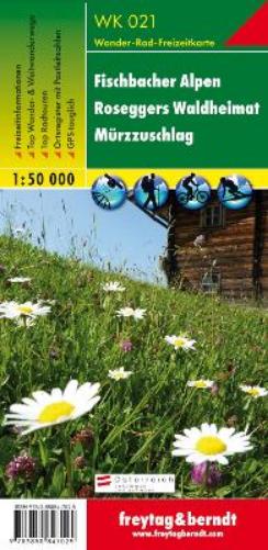 Fischbacher Alps, Walking-, Bike- and Leisure map 1:50.000,