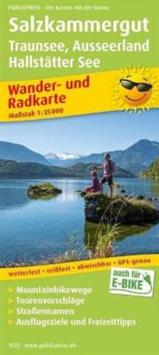 Salzkammergut - Traunsee - Ausseerland - Hallstatter See, hiking and cycling map 1:35,000