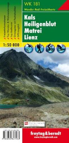 WK 181 Kals - sacredblut - Matrei - Lienz, Walking map 1:50.