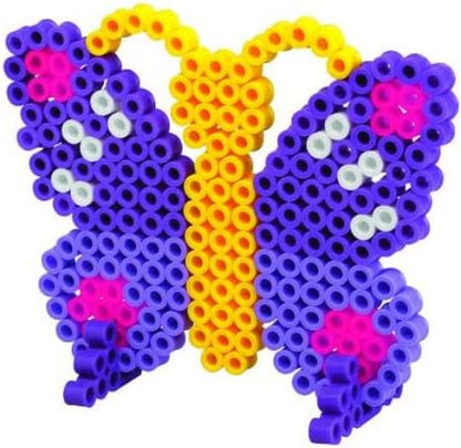 HAMA BEADS -20,000 & Pegboards in Bucket 20,000 Cuentas y tableros de Clavijas en Cubo, Multicolor, Talla única (10.7701