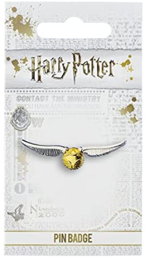 Harry Potter Snitch Dorada Unisex Pin Plateado