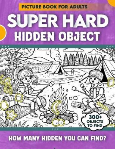 Hidden Object Super Hard Picture Book For Adults